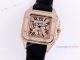 Knockoff Cartier Santos Chronograph Watch Rose  Gold Diamond 45mm (2)_th.jpg